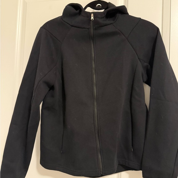 Women's Black Hoodie Sweatshirt - Picture 1 of 5